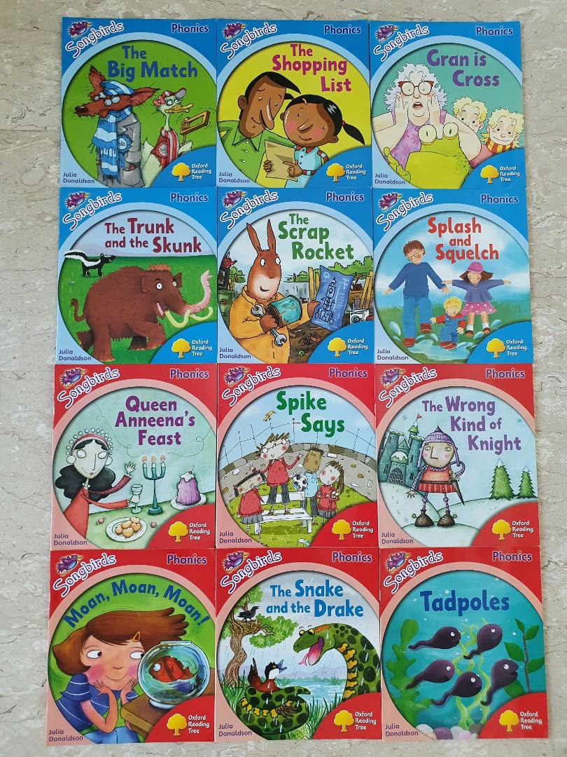 Oxford Reading Tree, Songbirds Phonics Collection 36-Books Set (Stage 1 ...