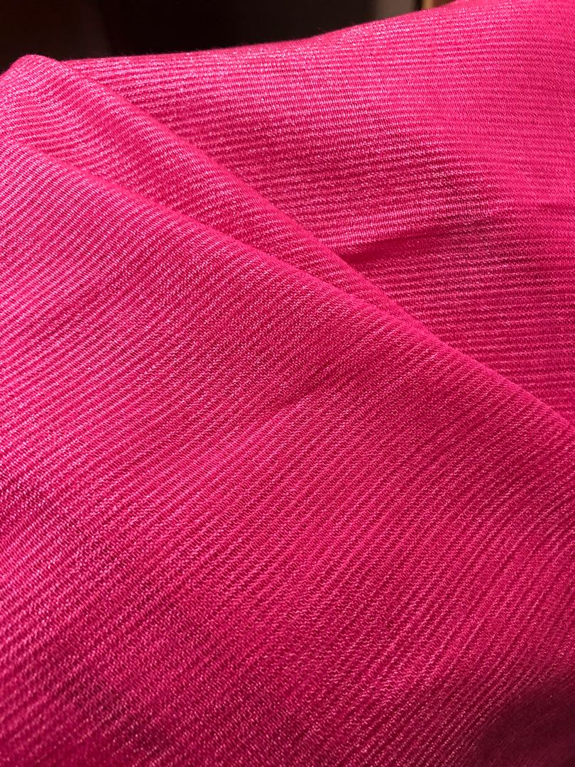 Pink sheer shimmer fabric, Hobbies & Toys, Stationery & Craft, Craft