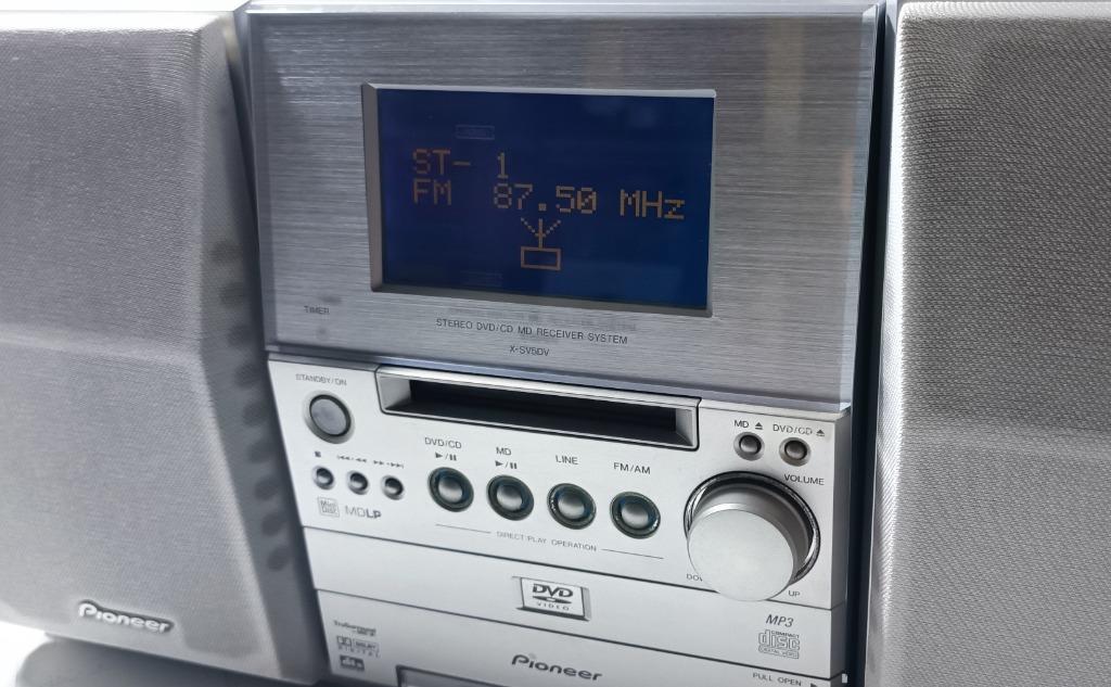 ⭐️Pioneer X-SV5DV HiFi System DVD/MD/Receiver 微型音響組合, 音響