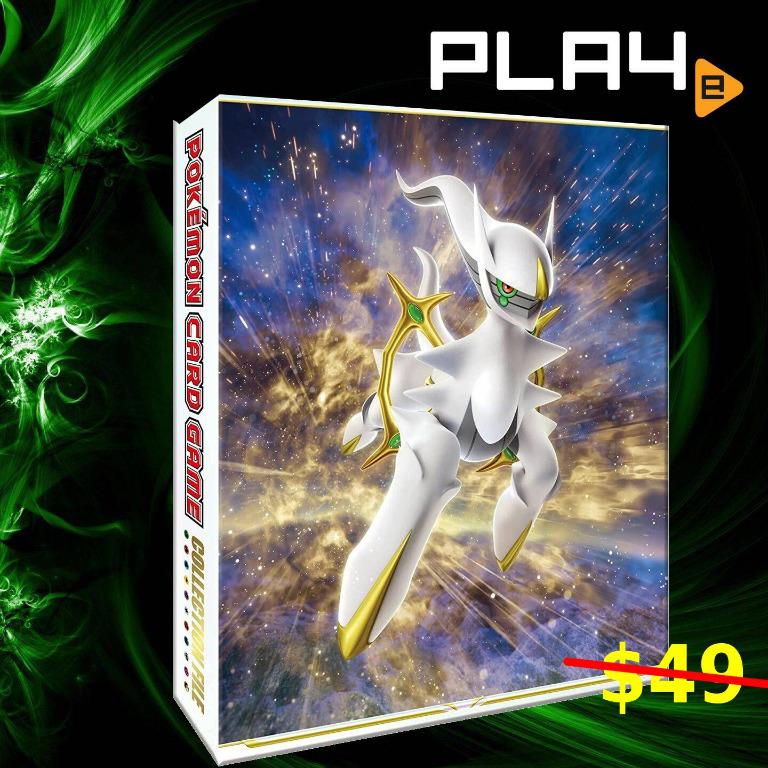 Pokemon Card Game Collection Binder Arceus (7051814) Brand New, Hobbies &  Toys, Toys & Games on Carousell