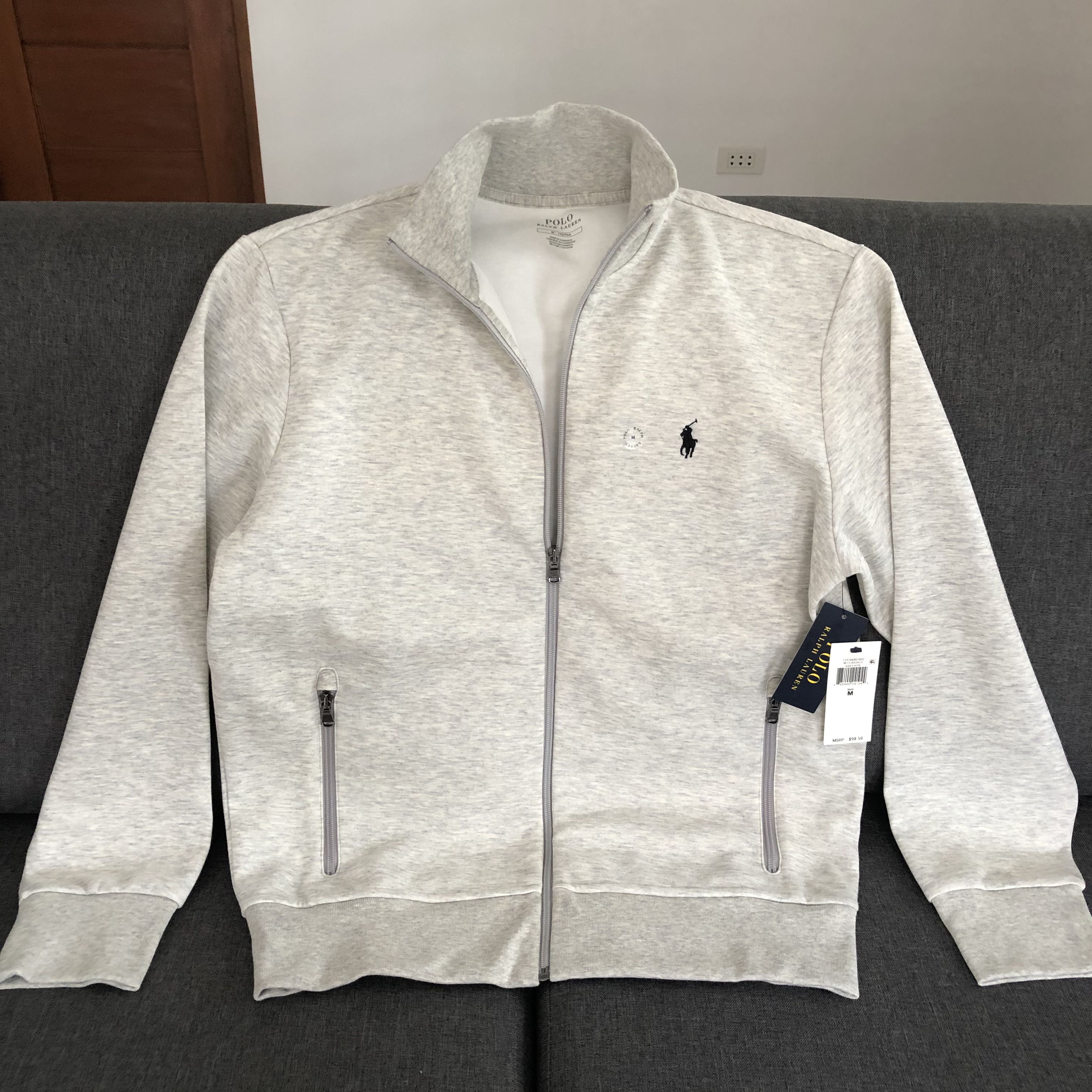 Polo Ralph Lauren Cotton Zip Sweater (ADULT) with tag, Men's ...