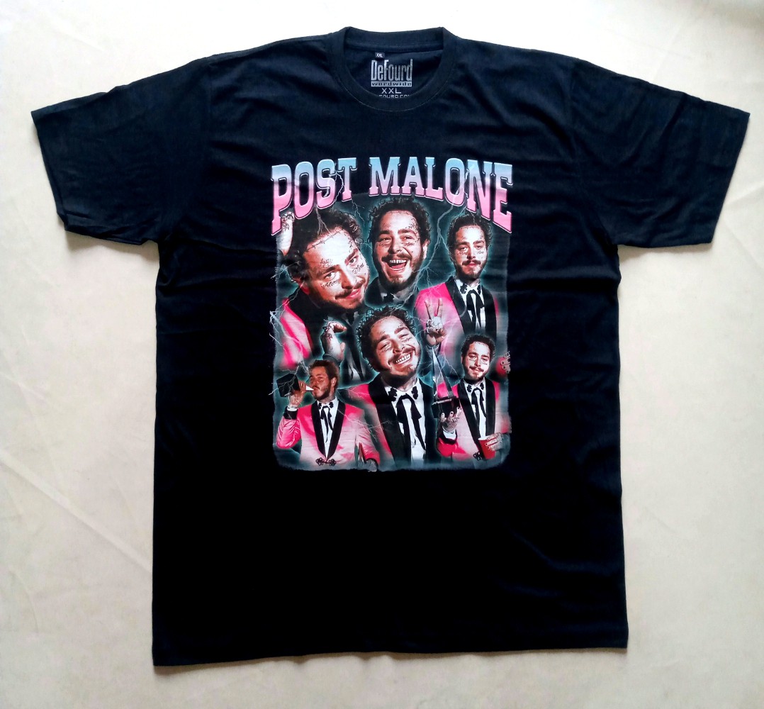 Post Malone Rap Tee/Kaos Rapper Hip-Hop Austin Post Malone Oversize ...