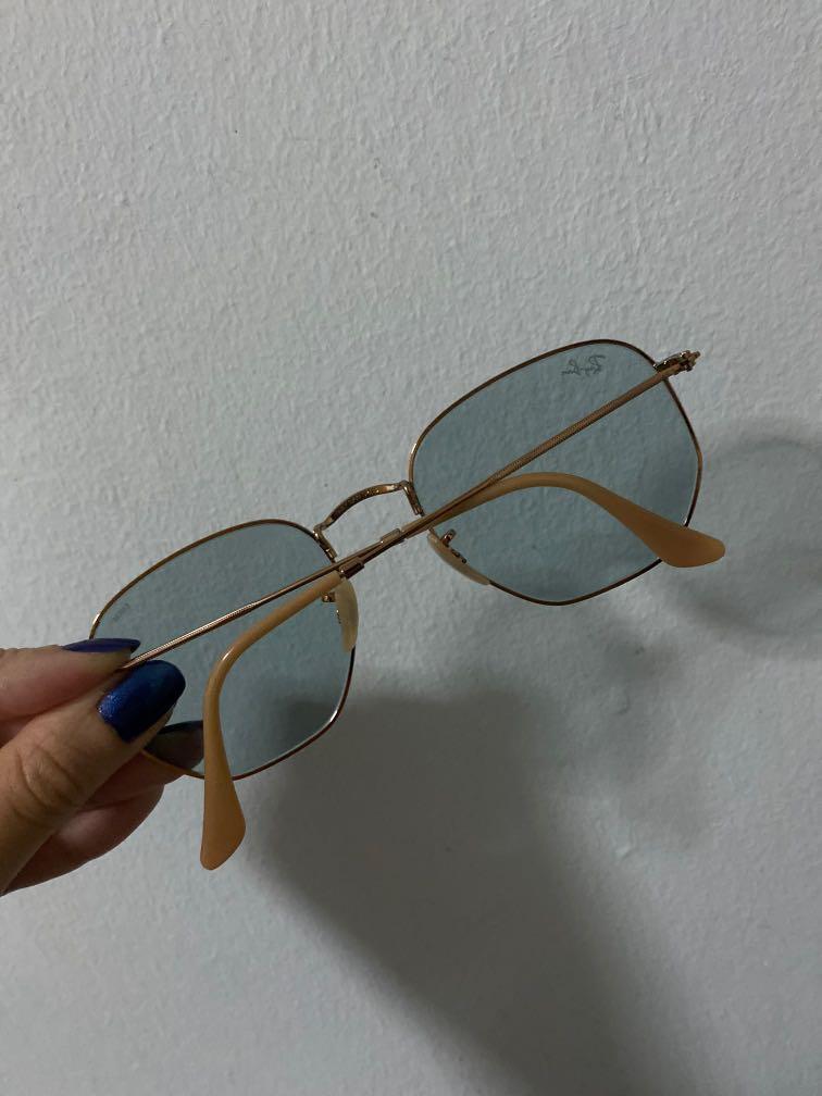 Ray ban hotsell hexagonal blu