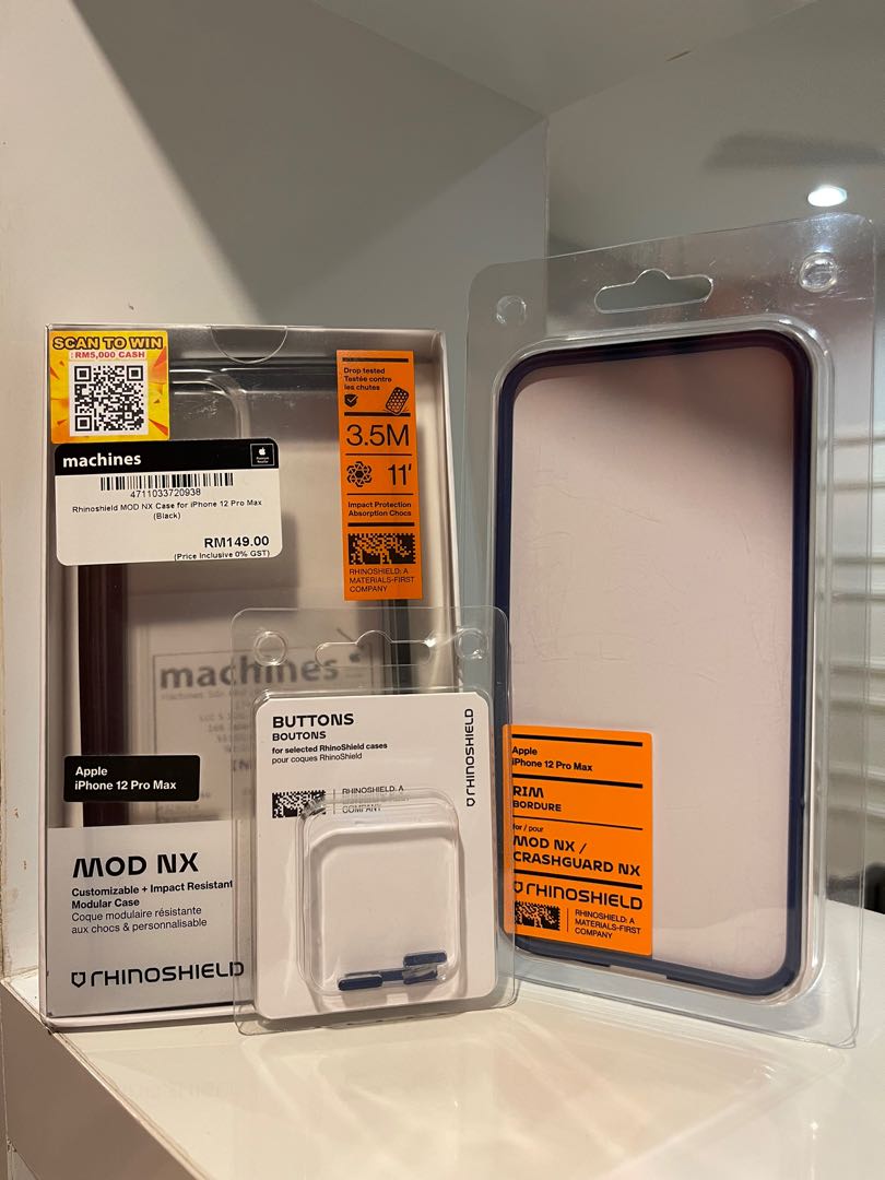 Rhinoshield Mod NX for iPhone 12 Pro Max, Mobile Phones & Gadgets, Mobile &  Gadget Accessories, Cases & Covers on Carousell