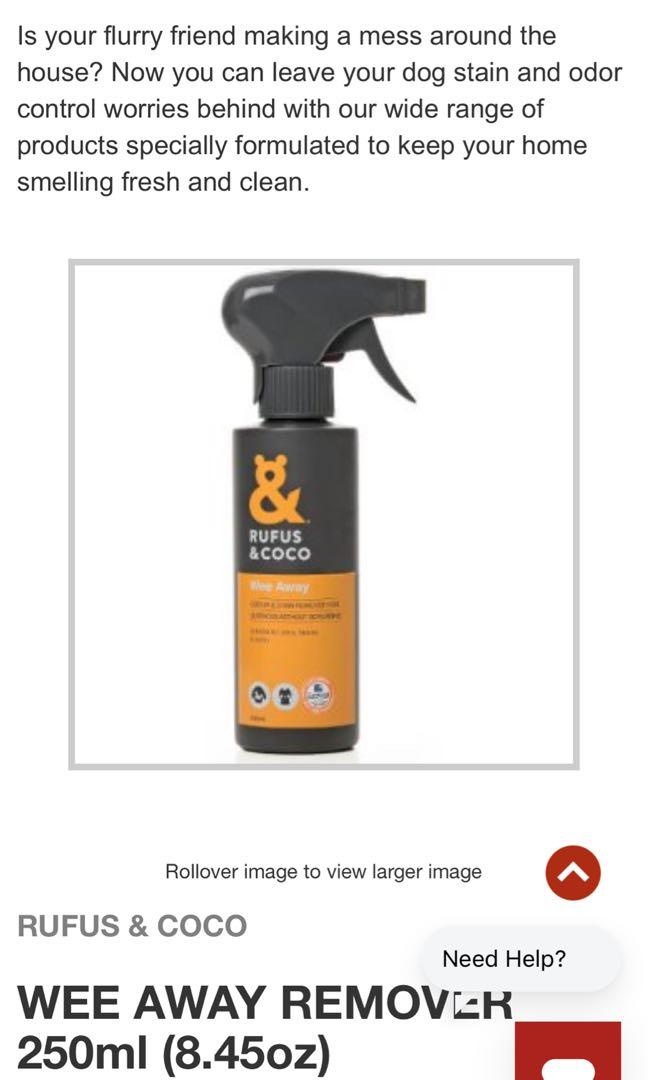 Rufus coco tear stain clearance away