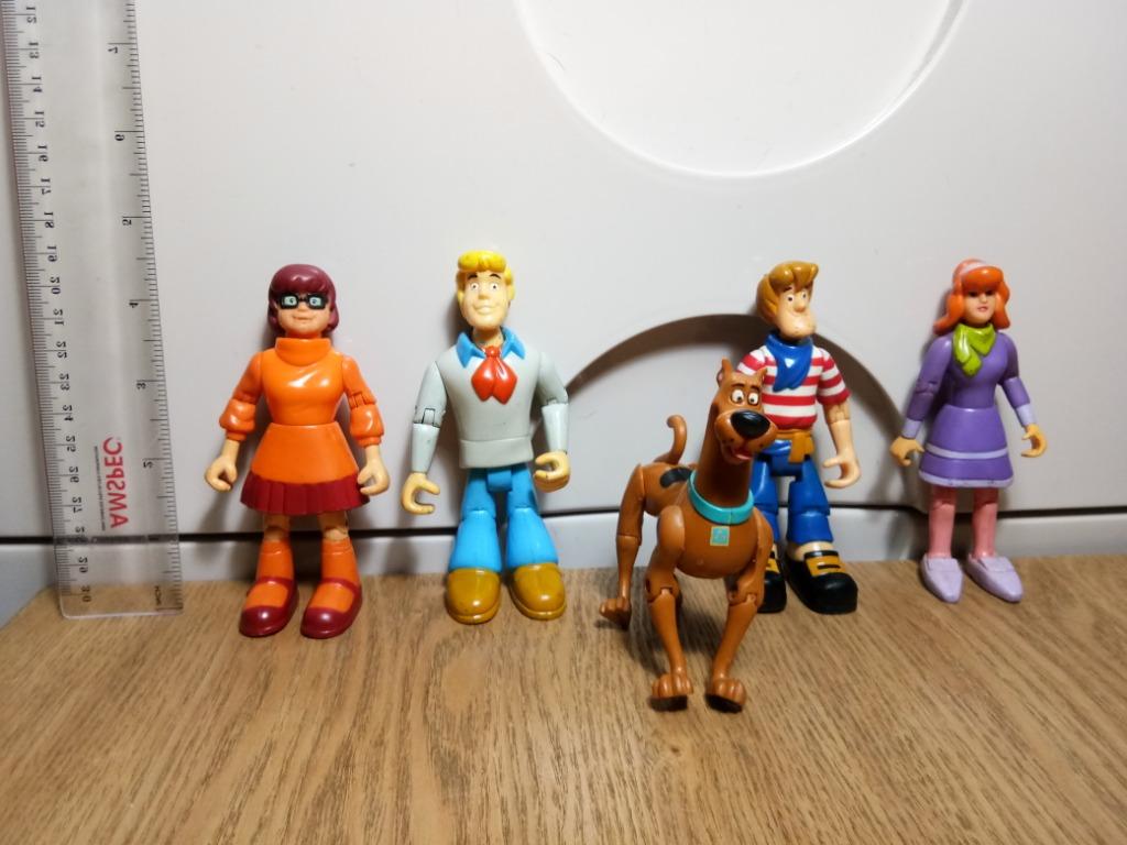 Scooby Doo Thinkway Toys Hanna Barbera Set of 5 Fred Velma Daphne Scoob ...