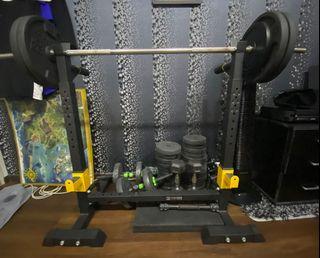 SELLING GYM EQUIPMENT + ADJUSTABLE BENCH(SET/INDIVIDUAL) BENCH,PLATES,BARBELL & DUMBBELLS