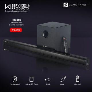 SEMBRANDT HT-3000 Soundbar + Subwoofer w/ bluetooth
