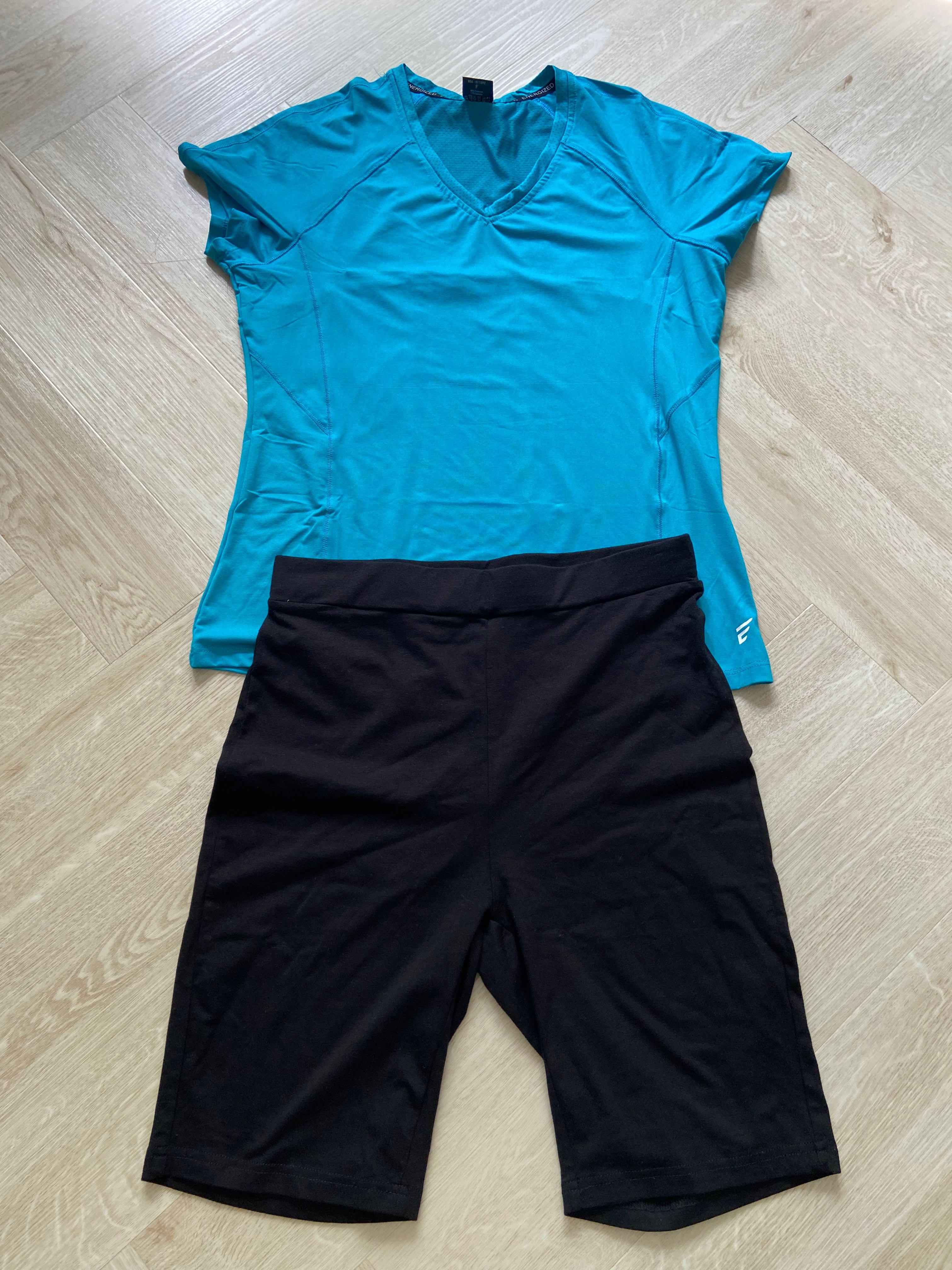 Set cycling &top exercise wear, Women's Fashion, Activewear on Carousell