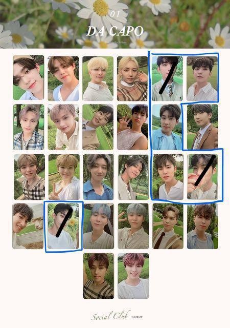 Seventeen Social Club Photocards SVT