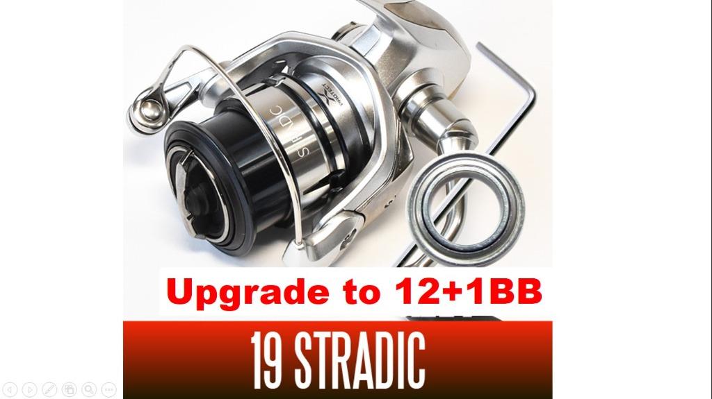 Shimano Stradic FL 1000/2500/3000 6xOEM Ball Bearing Upgrade Set to 12+1  Ball Bearings