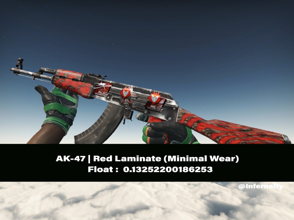 (STICKERS WORTH 50+) AK47 Red Laminate MW CSGO SKINS KNIVES, Video
