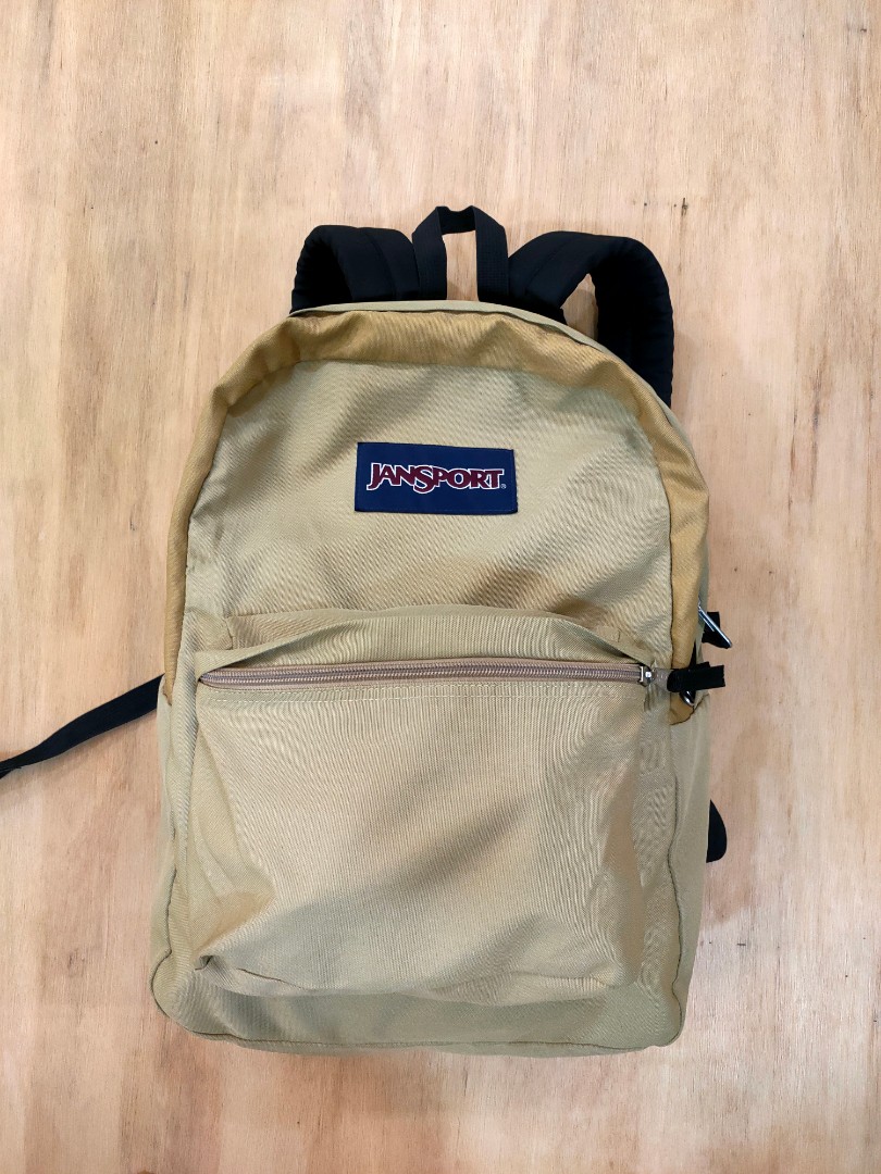 tas backpack JANSPORT original light brown Made in Cambodia size