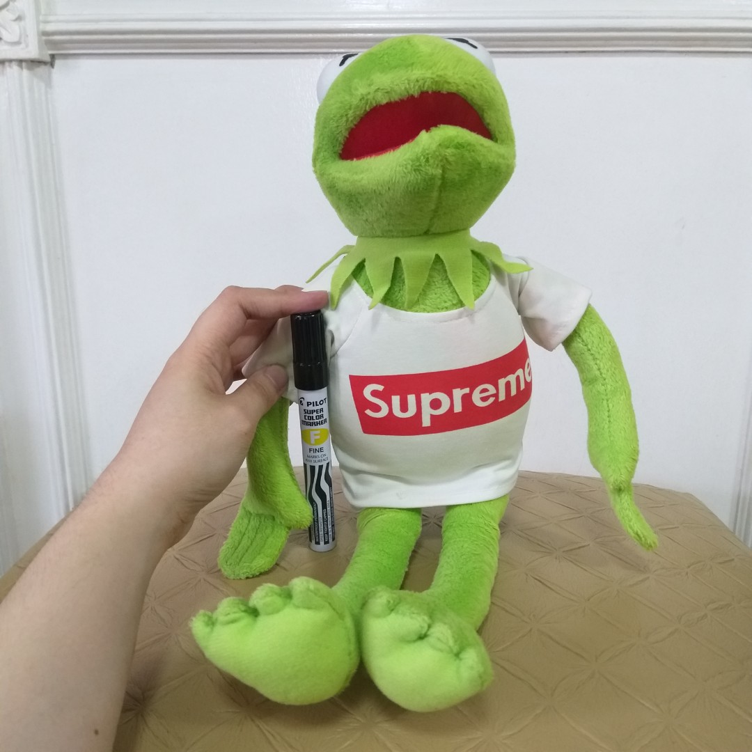 Supreme kermit the discount frog toy