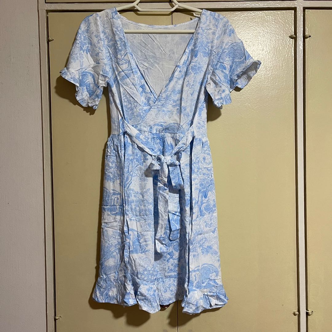 Toile de Jouy Dress, Women's Fashion, Dresses & Sets, Dresses on Carousell