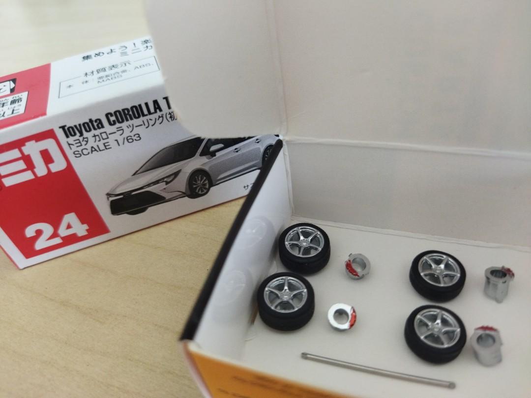 Custom Rim Tomica Tomica Toyota Corolla Touring & rims wheels set, Hobbies & Toys, Toys ...