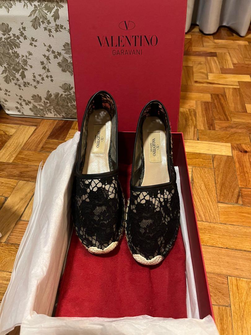 Valentino black espadrilles on sale