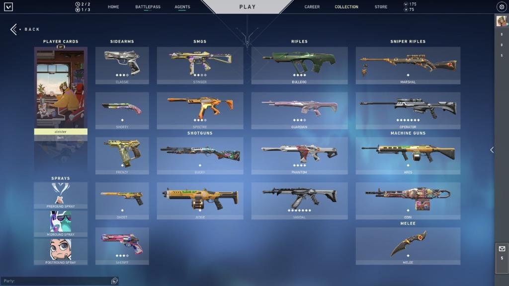 Valorant Account ( reaver vandal reaver op ruin dagger ), Video Gaming ...