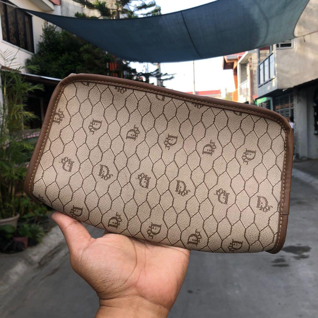 Authentic Christian Dior Clutch Bag (Vintage), Luxury, Bags & Wallets