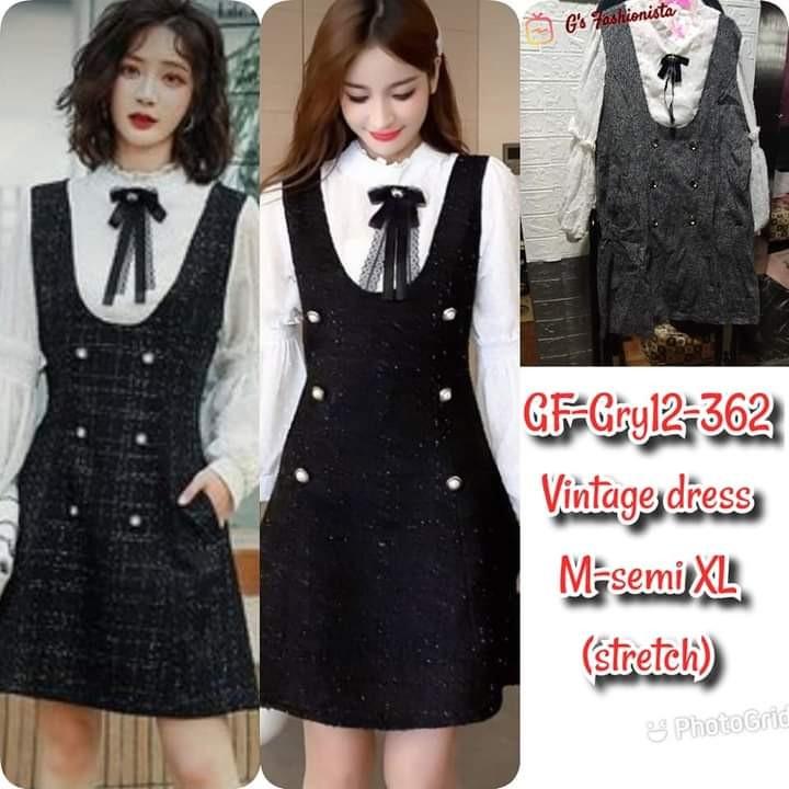 Vintage korean dress, Women's Fashion, Dresses & Sets, Dresses on Carousell