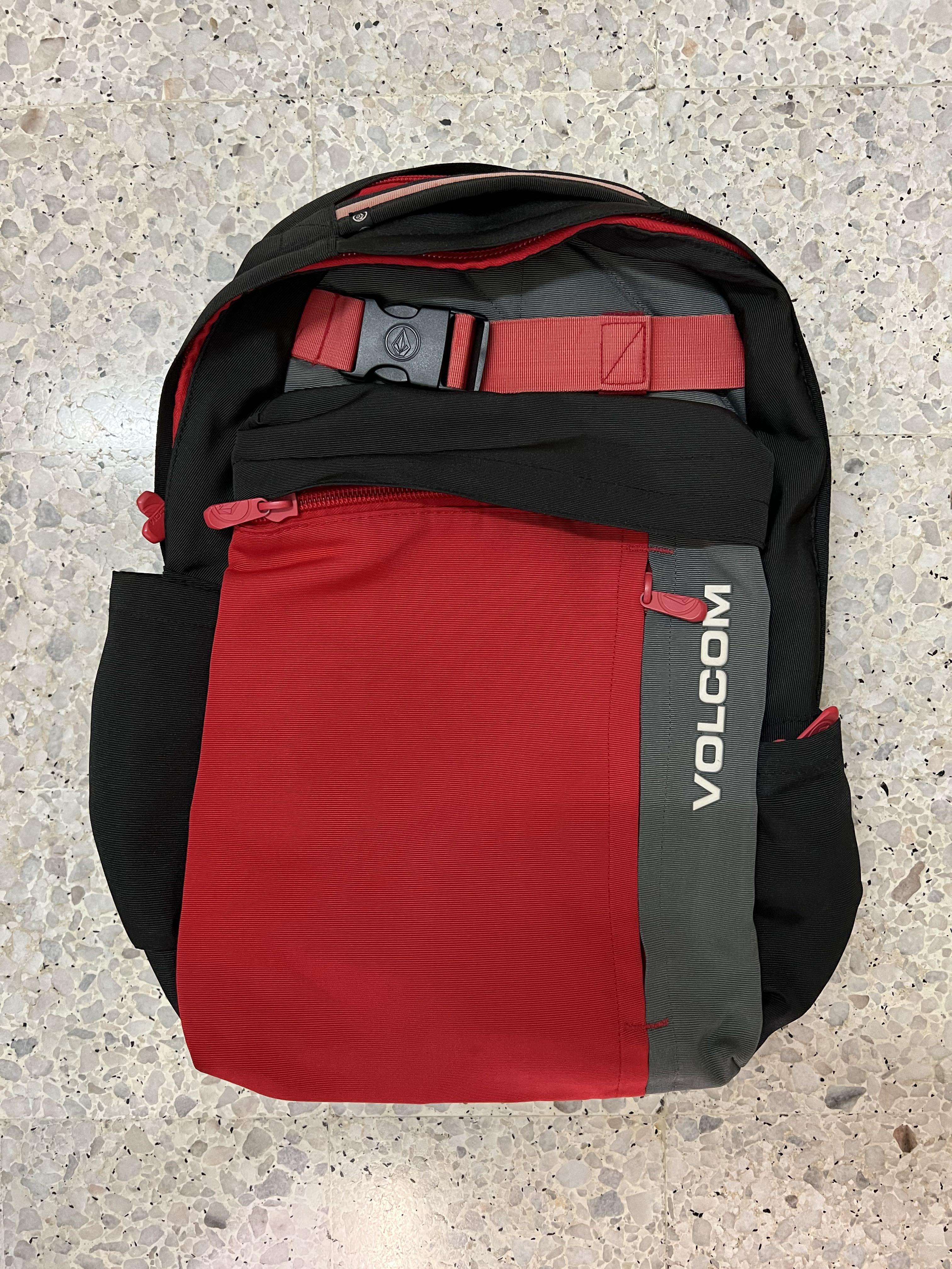 Volcom Prohibit Solid Backpack Red Combo (Category: Laptop Bags & Sleeves) located in Petaling Jaya. Submitted by froggyindsky77 (Listing ID 1140434227, Image 1). Description: Volcom backpack : 100% Polyester. 3 main compartments. 15 laptop/tablet compartment. 20 x 7 x 11 Thanks for viewing.