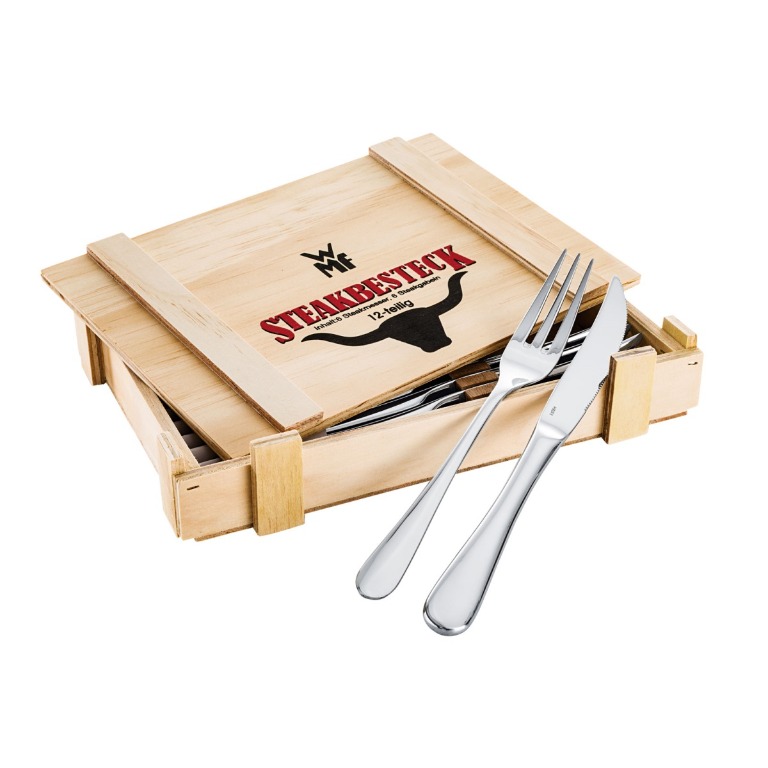 WMF Steak Knives & Forks Set 6 Pairs, Furniture & Home Living