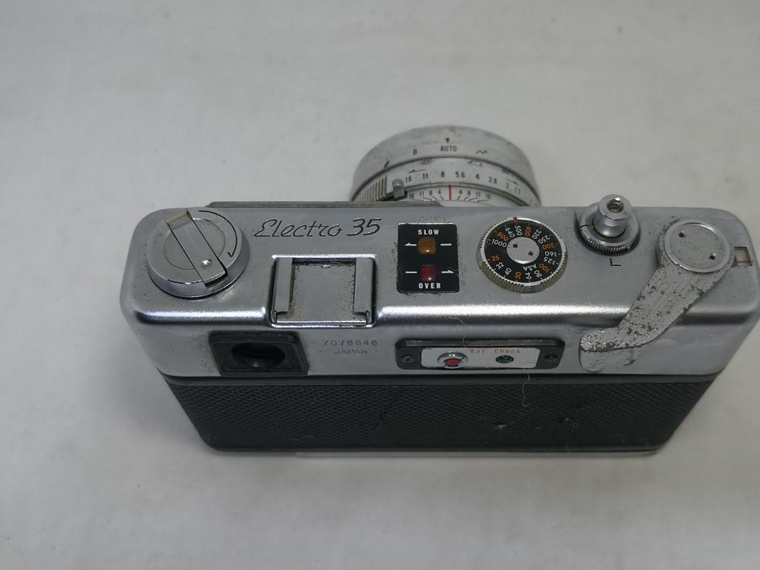 yashica electro 35 rangefinder (Category: Cameras) located in Manila. Submitted by jonrick.co (Listing ID 1140268035, Image 2). Description: fresh accurate aperture good advanced level no stuck up untested with battery (wala ako batt) selling as is.