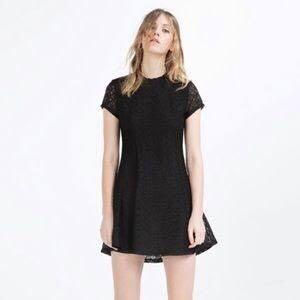 Zara Black Lace Dress, Women's Fashion 
