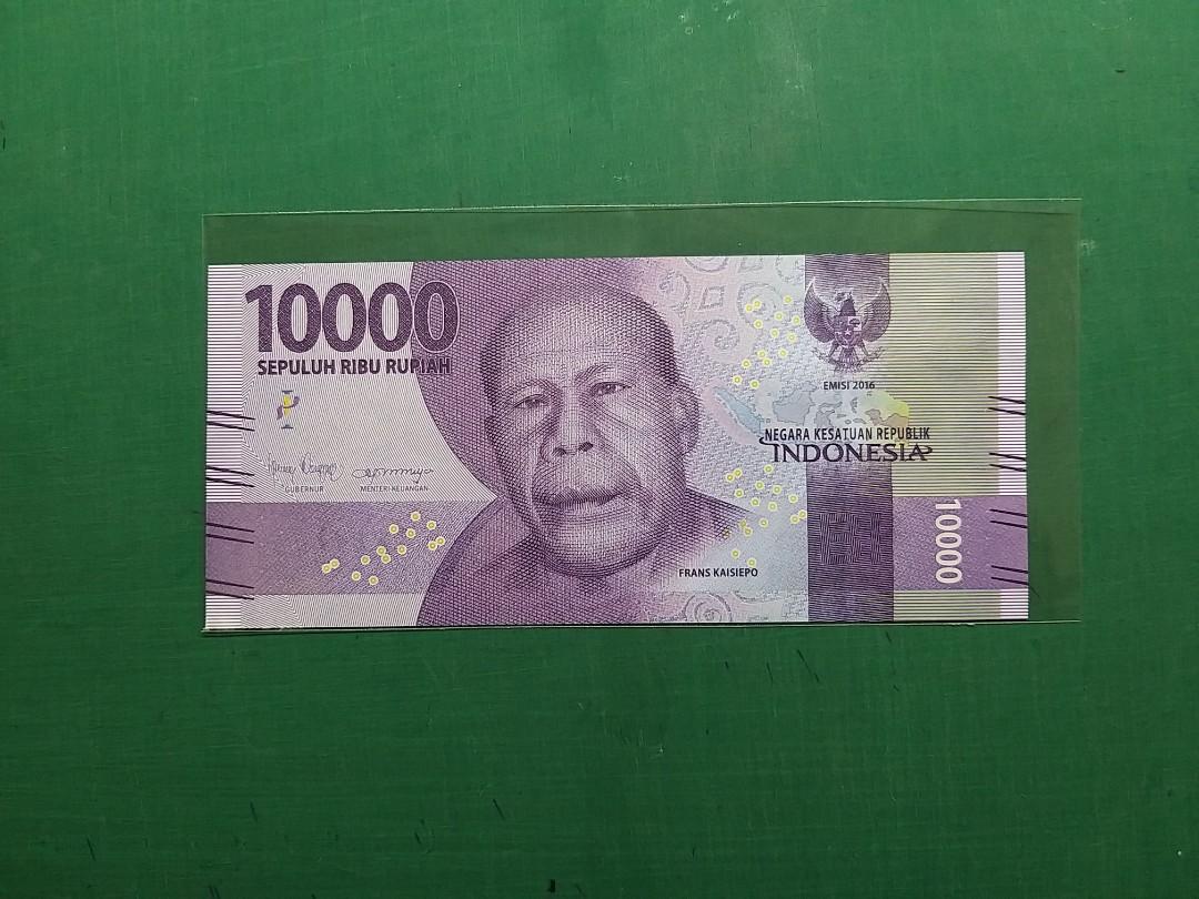 2016年(亞洲)印度尼西亞10000盧比(瓦卡托比國家公園)BFP644113全新直版UNC級, 興趣及遊戲, 收藏品及紀念品, 錢幣-  Carousell
