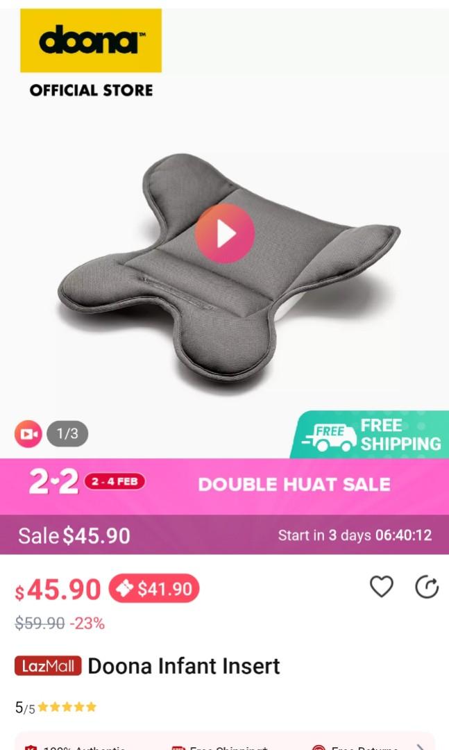 Authentic Doona infant insert and head support, Babies & Kids, Going