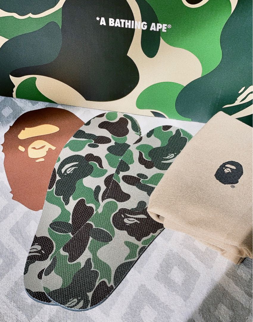 良品 A bathing ape shark bapecamo sweat XL-