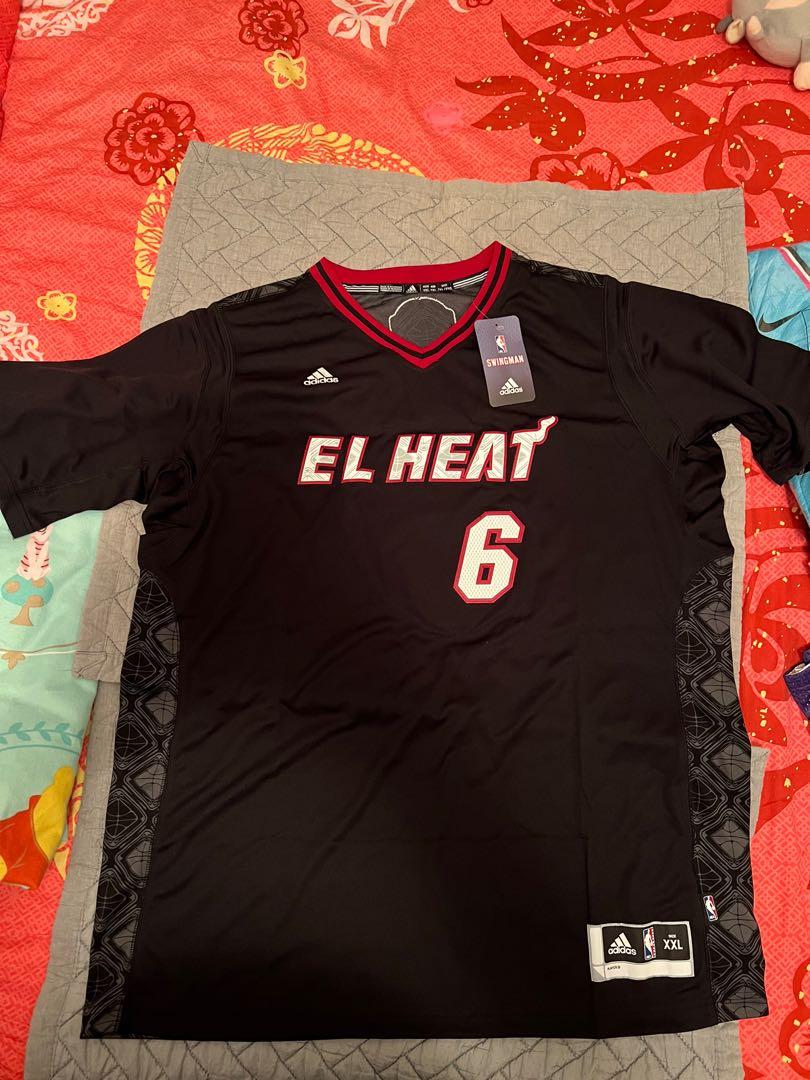 El heat lebron jersey top