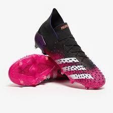 Adidas Predator Freak.1 FG - Core Black/White/Shock Pink, 男裝, 鞋