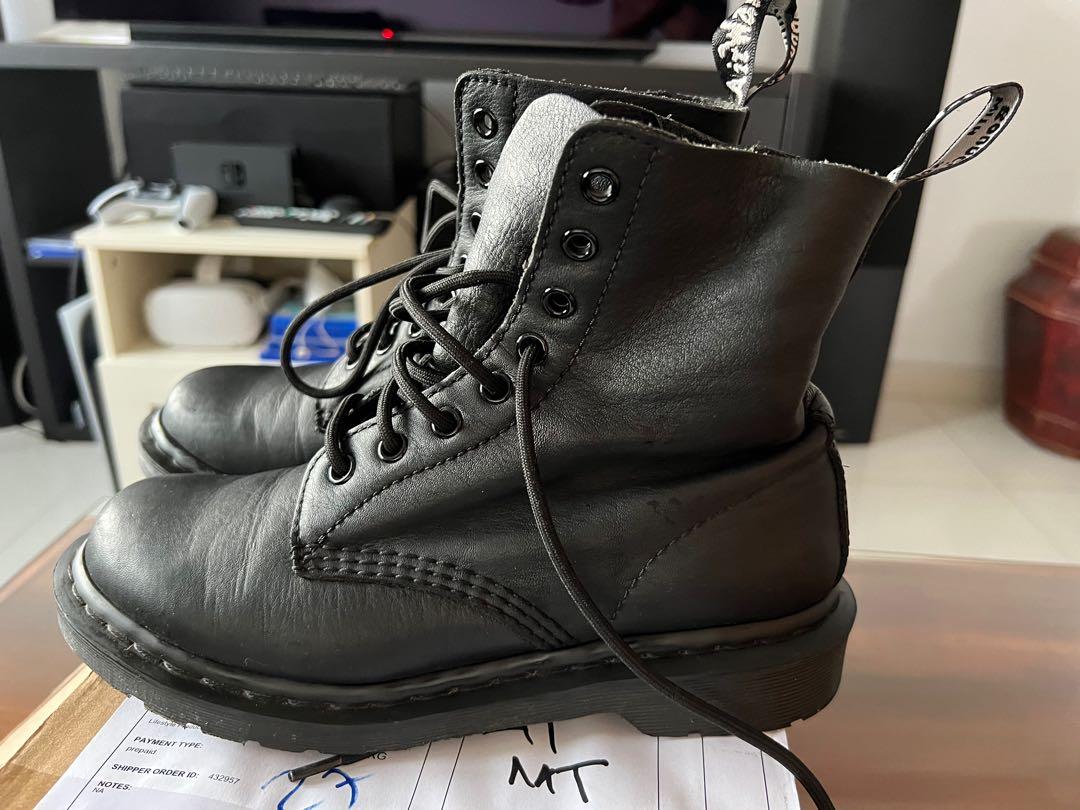 All Black Doc Marten boots