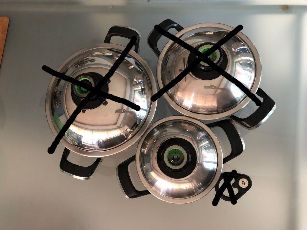 AMC Pots Pans, Furniture & Home Living, Kitchenware & Tableware, Cookware & Accessories on Carousell