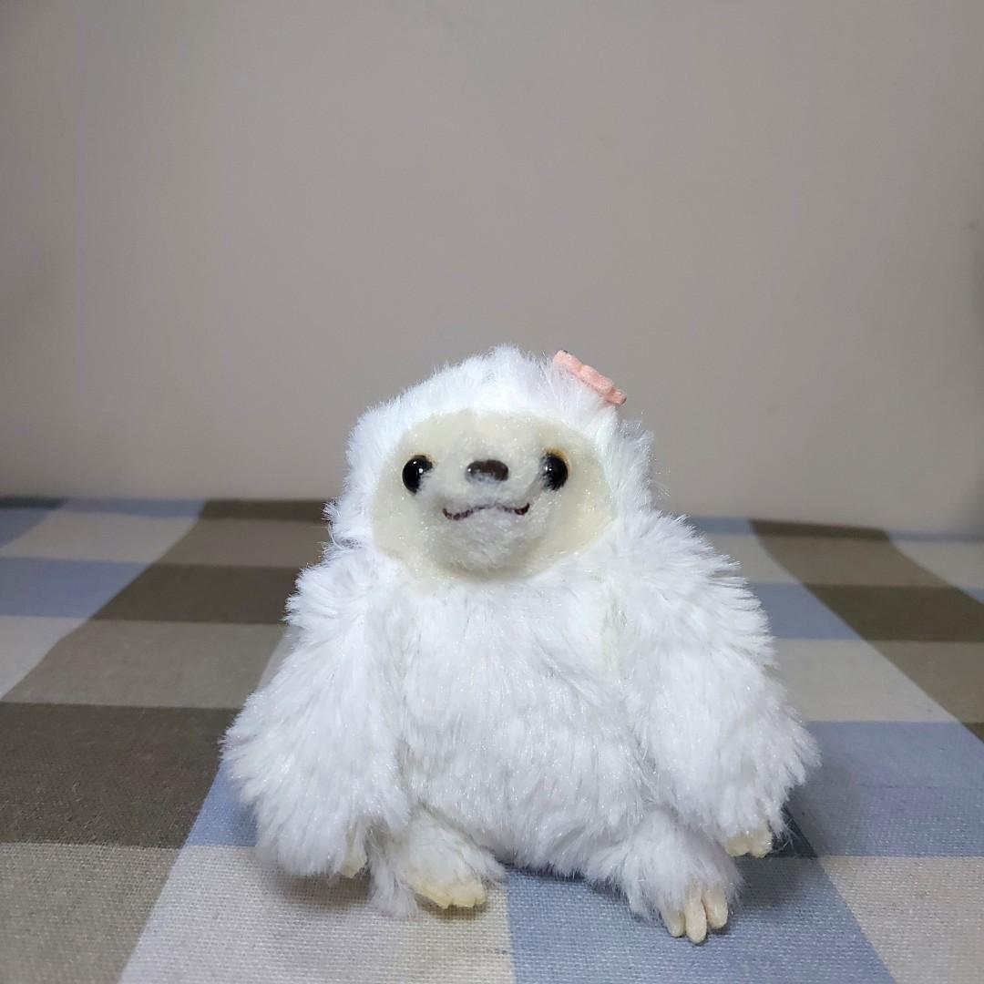 Plush sloth keychain hotsell