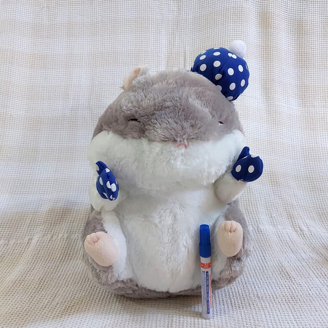 AMUSE Winter Grey Hamster Plush with hard tag Hobbies Toys Toys Games on Carousell