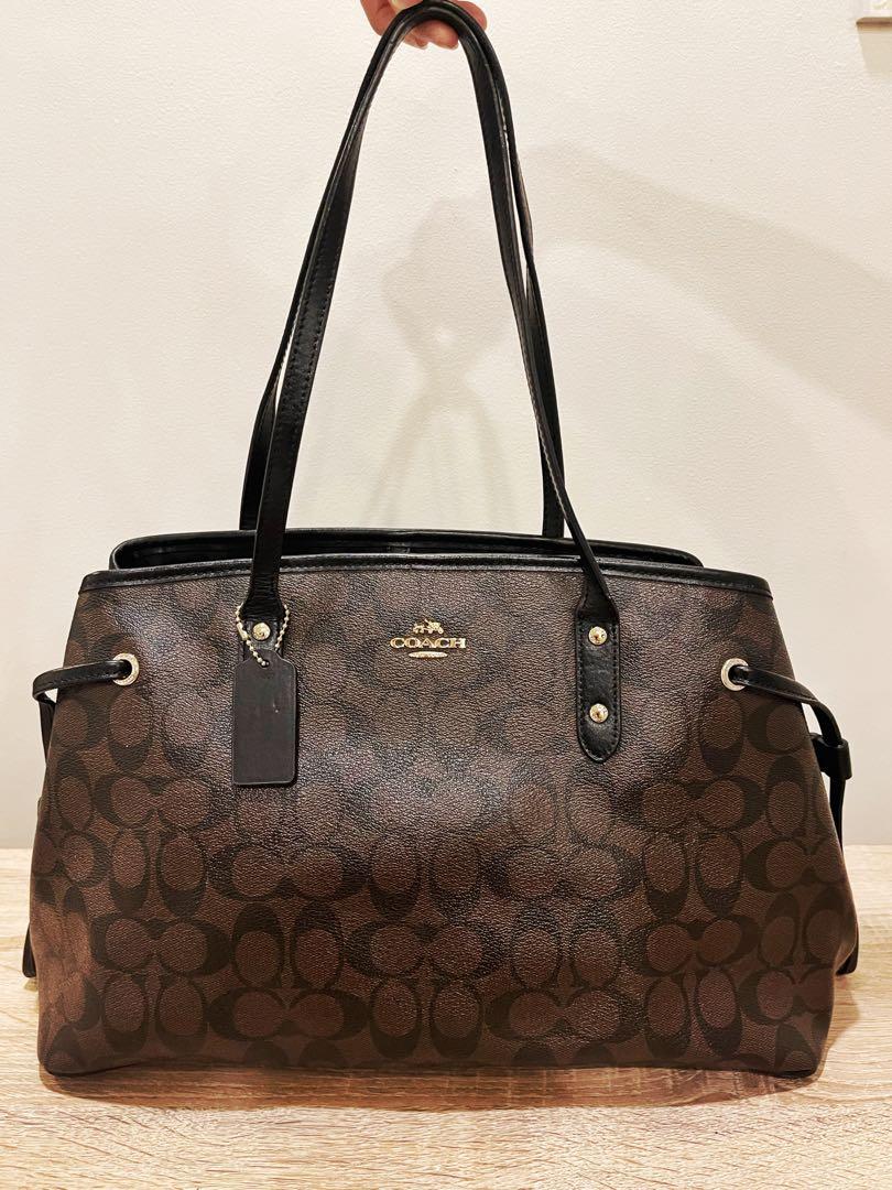Coach pvc drawstring carryall store