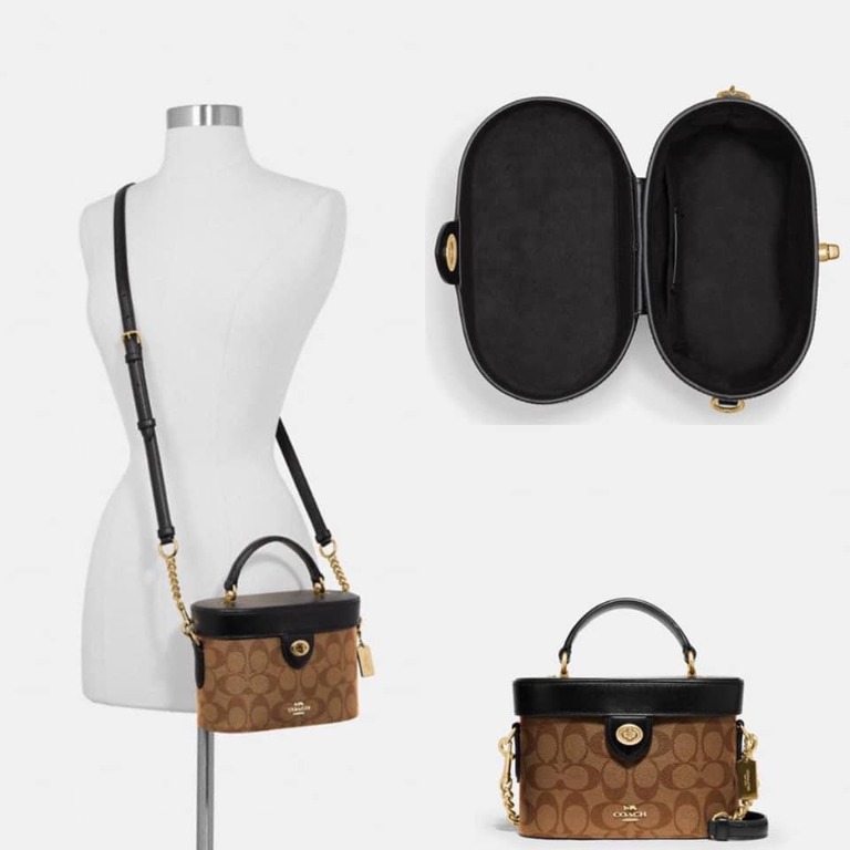 AUTHENTIC Coach Kay Crossbody Bag In Signature Canvas, Women's Fashion