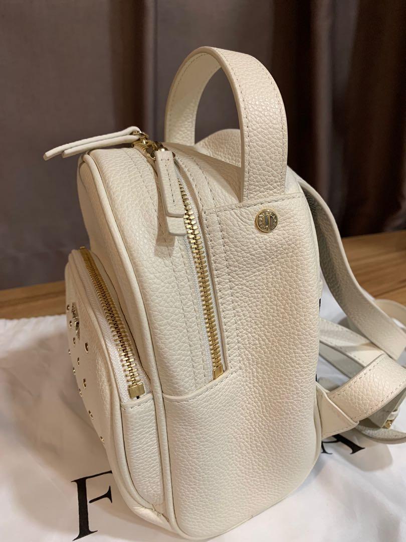 Furla frida medium leather backpack store
