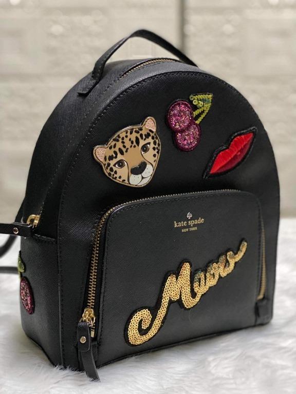 Kate spade sales backpack leopard