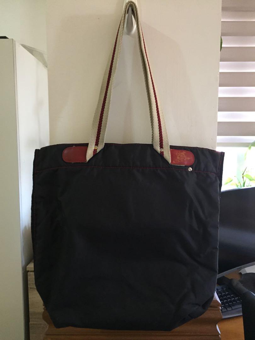 Authentic Ralph Lauren tote bag (vintage) (Category: Tote Bags) located in Batangas. Submitted by iammrs (Listing ID 1140482071, Image 2). Description: Nylon material. very light weight. no major flaws just rubs on leather .