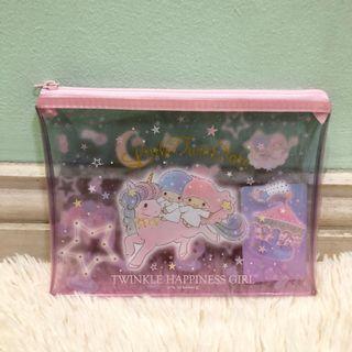 [Authentic] Sanrio Little Twins Star Flat Pouch