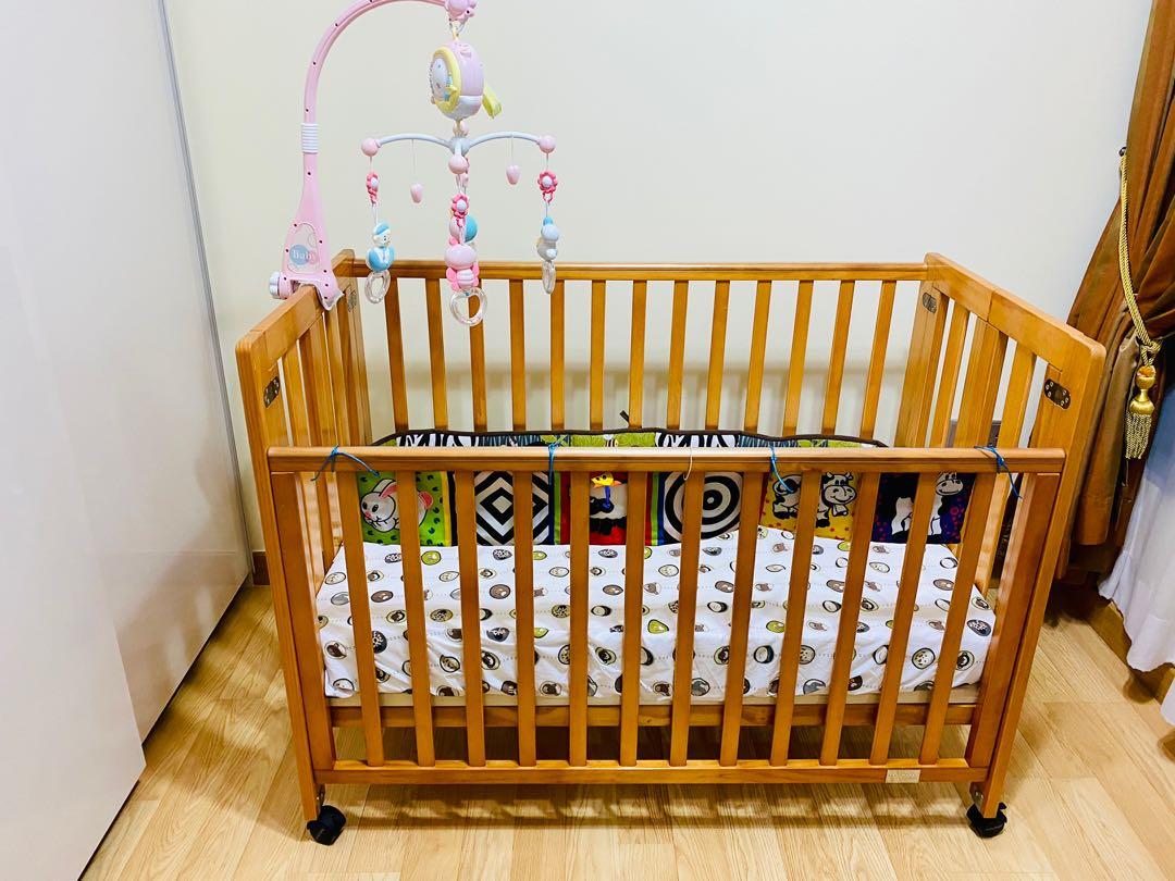 Babyhood Fold n Go cot Baby cot