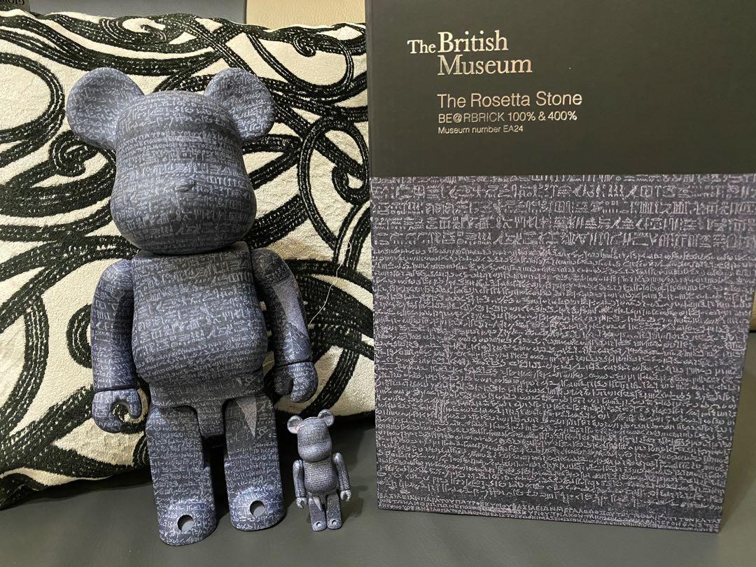 人気低価BE@RBRICK The British Museum The Rosetta Stone 100％ & 400％/ロゼッタストーン メディコムトイ/フィギュア ベアブリック その他