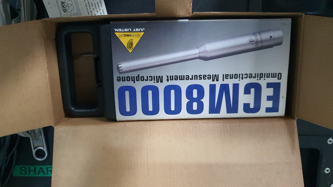 Behringer ECM8000 calibration measurement mic (only 1 unit left), Audio