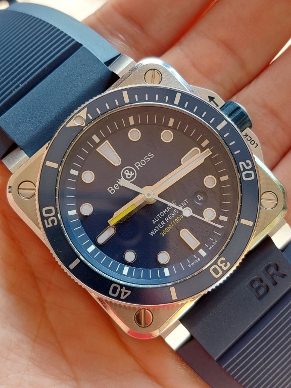 Bell & ross diver blue sales