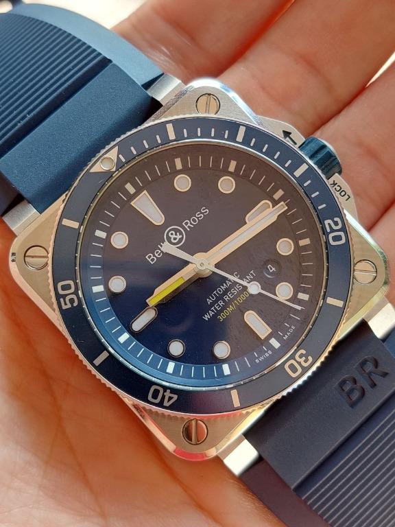 Bell Ross BR03 92 Diver Blue Luxury Watches on Carousell