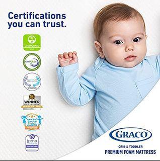 Brandnew Graco Premium Foam Crib & Toddler Mattress
