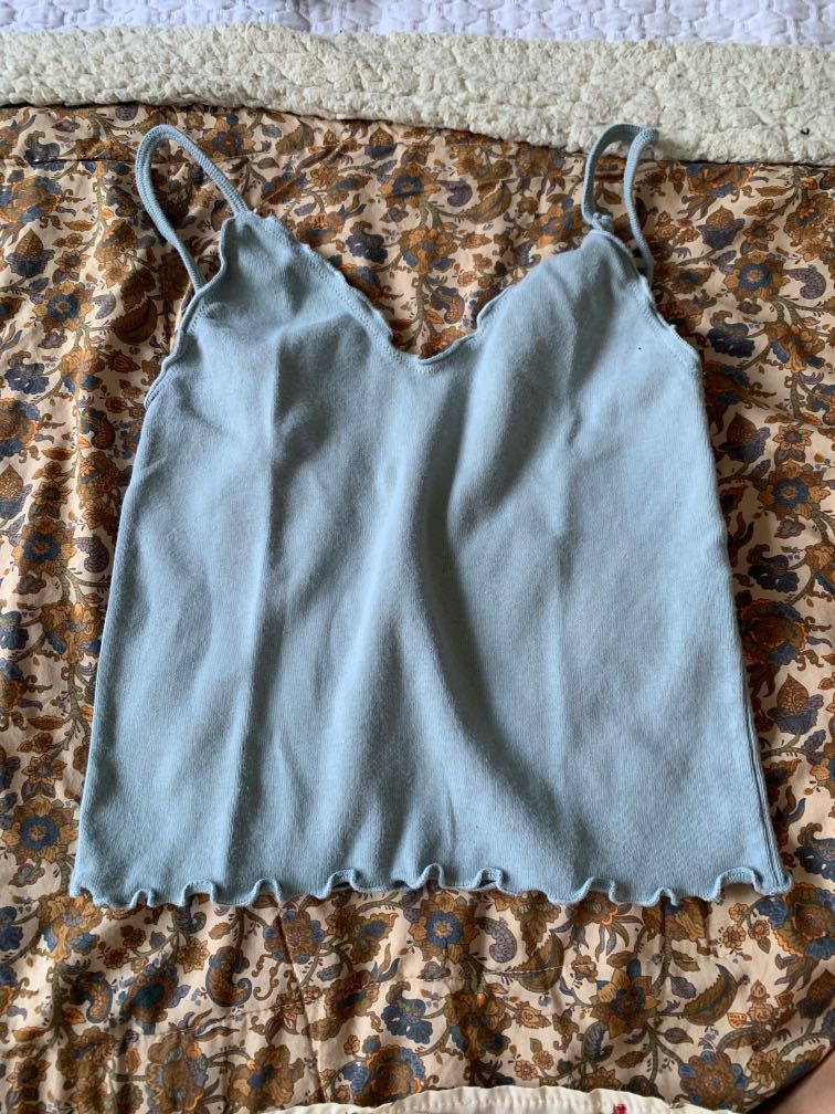 Brandy sage green tank, Women's Fashion, Tops, Other Tops on Carousell